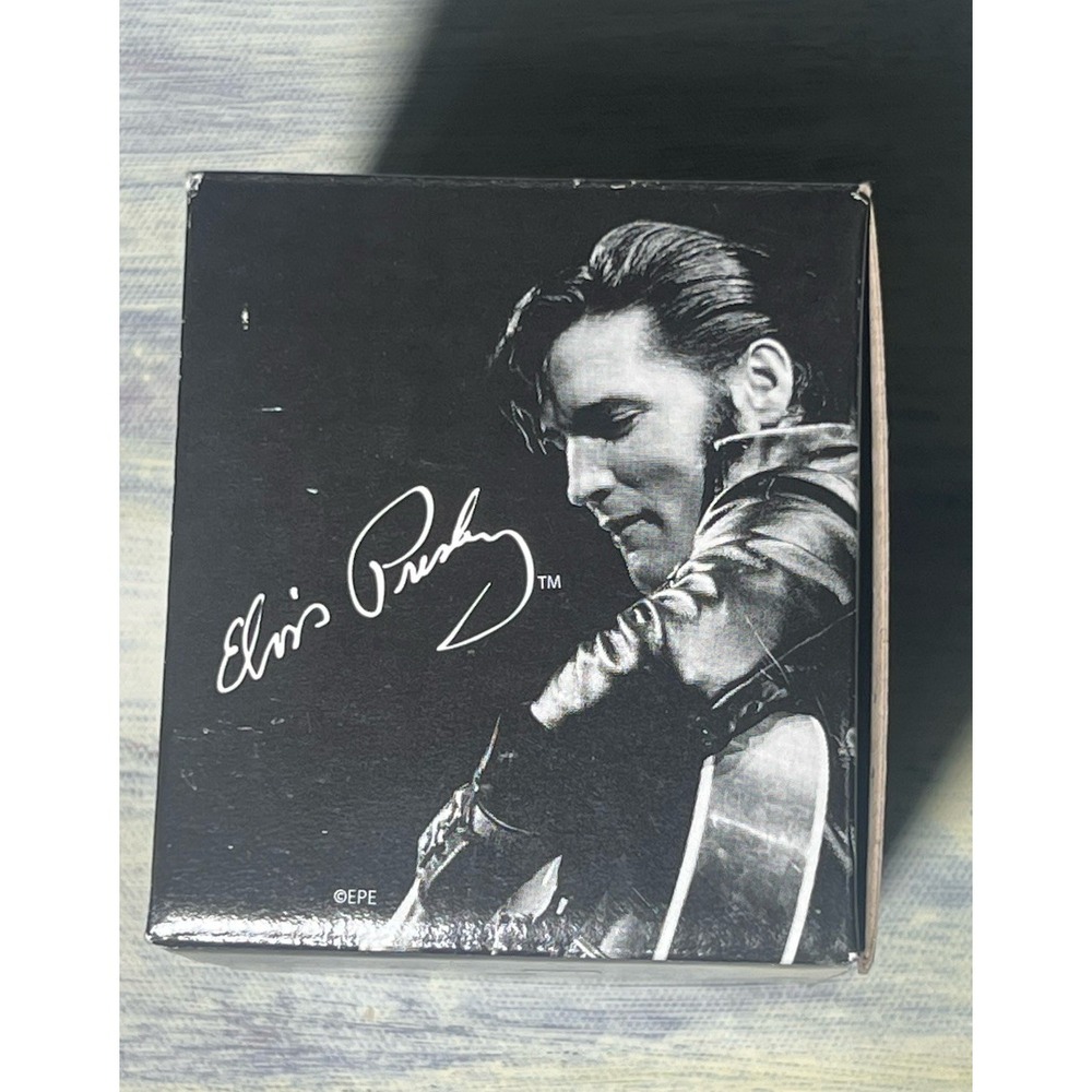 Elvis Presley 1968 The King Is Back Mug 2006 Half Moon Bay TCB Box MUGEL6